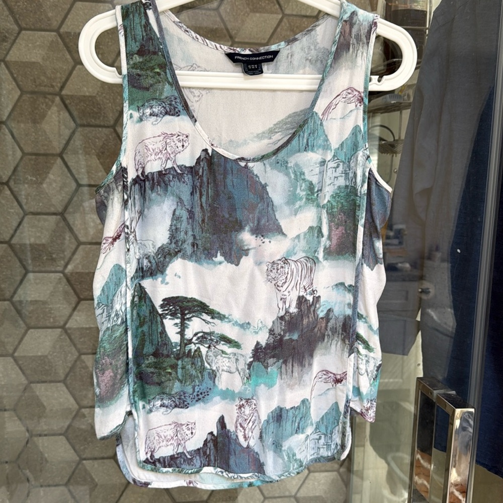 French Connection sleeveless top size 8